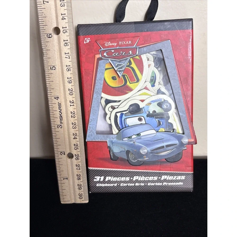 Disney Cars 2 Chipboard Box For Crafting & Scrapbooking